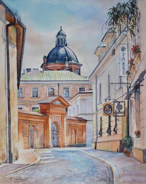 CRACOW 绘画, 15x12.2 in