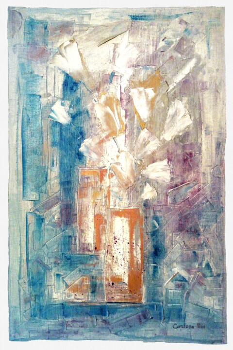 KALLIANASSA | Golden Blue 绘画, 31.9x21.3 in