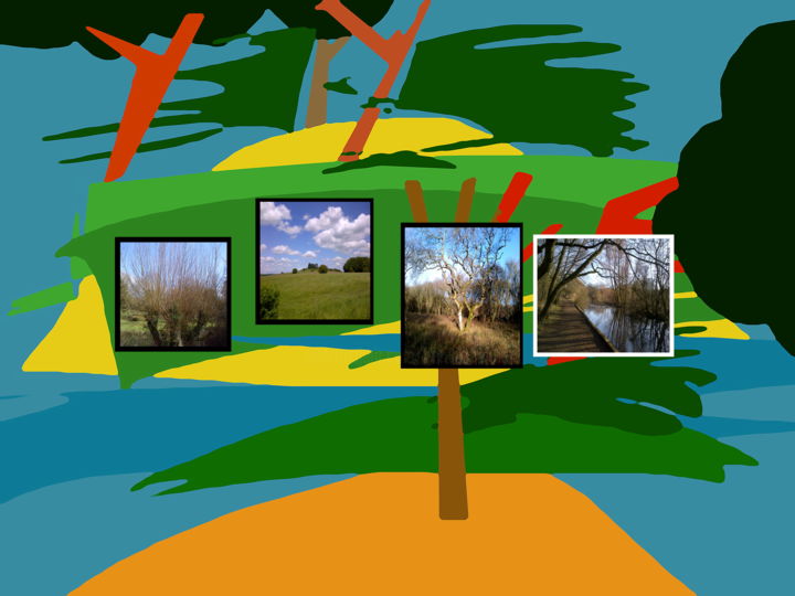 Digital Arts titled "The Many Landscapes…" by Gerald Shepherd F.F.P.S., Original Artwork, Digital Painting
