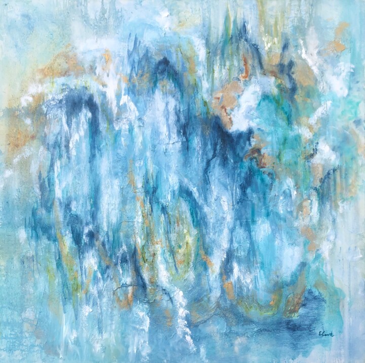Pintura titulada "Weeping Willows" por Elisa Cook Benbassat Bassat, Obra de arte original, Oleo