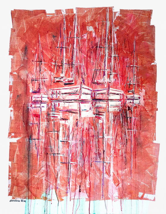 绘画,  45.7x35 in 