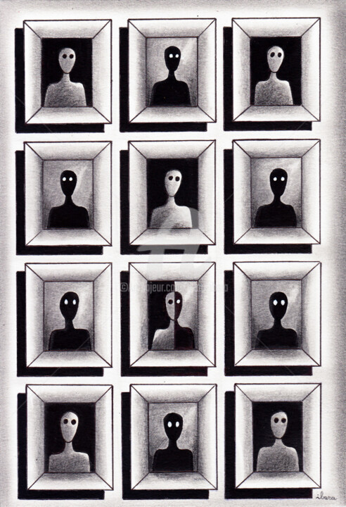 图画,  11.8x8.3 in 