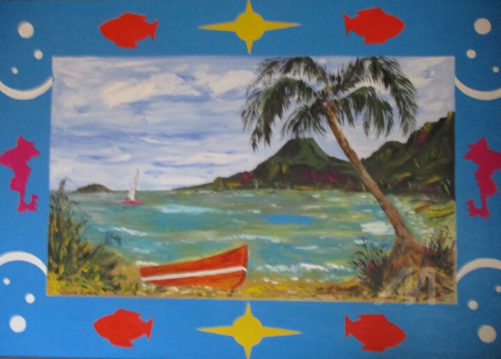 "Mayotte." başlıklı Tablo Roberto Urbano tarafından, Orijinal sanat, Petrol