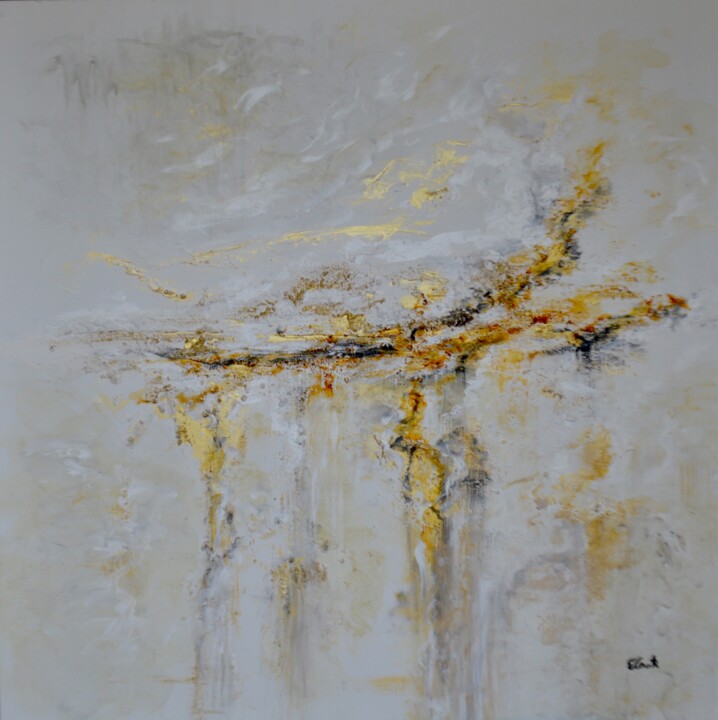 Peinture intitulée "Incandescent Infini…" par Elisa Cook Benbassat Bassat, Œuvre d'art originale, Acrylique