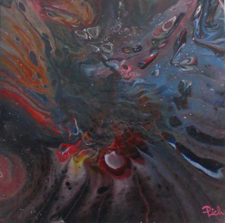 Pintura titulada "Pich' magic abstrac…" por Pich, Obra de arte original, Acrílico Montado en Bastidor de camilla de madera