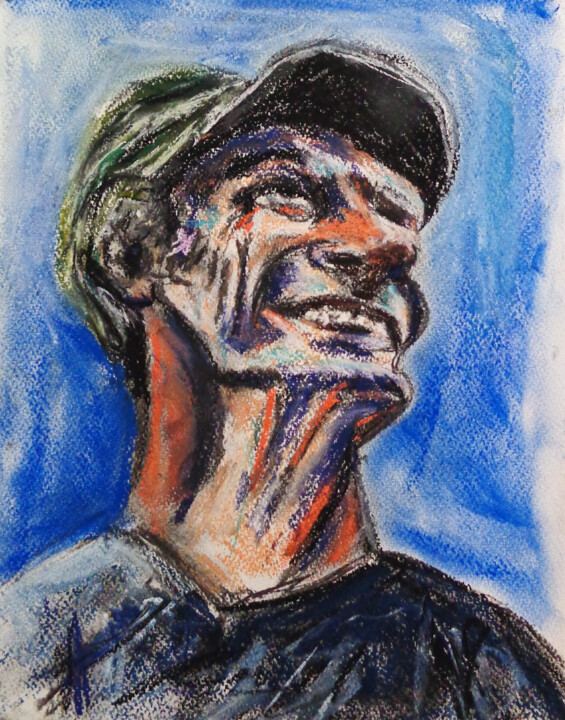 Drawing titled "D1" by Johanna Bouvarel, Original Artwork, Pastel