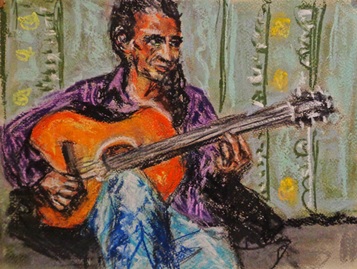 Drawing titled "D3" by Johanna Bouvarel, Original Artwork, Pastel