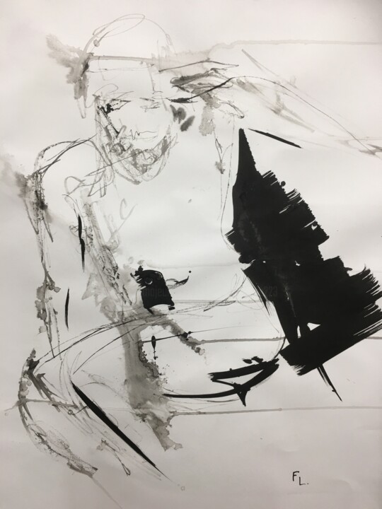 Ébauche de femme 3 绘画, 19.7x23.6 in