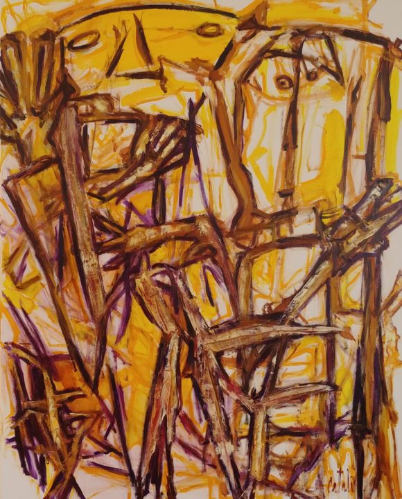 绘画,  39.4x31.9 in 