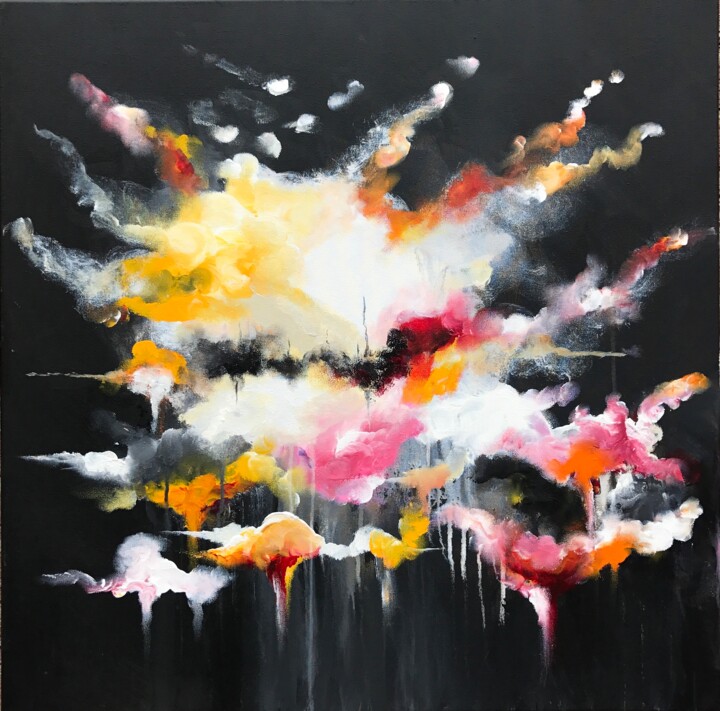 Painting titled "" Light will be com…" by Mo Tuncay (Paschamo), Original Artwork, Acrylic