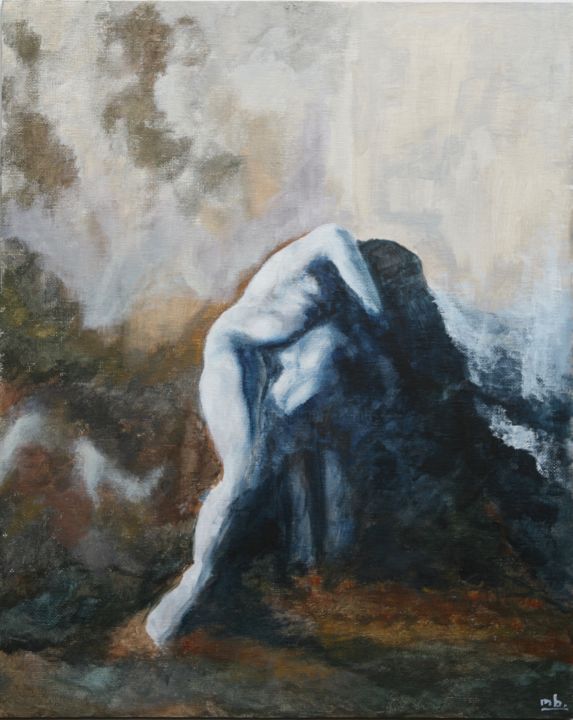 ANTHROPO 9 绘画, 16.1x13 in
