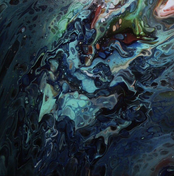 Pintura titulada "Pich' magic abstrac…" por Pich, Obra de arte original, Acrílico Montado en Bastidor de camilla de madera