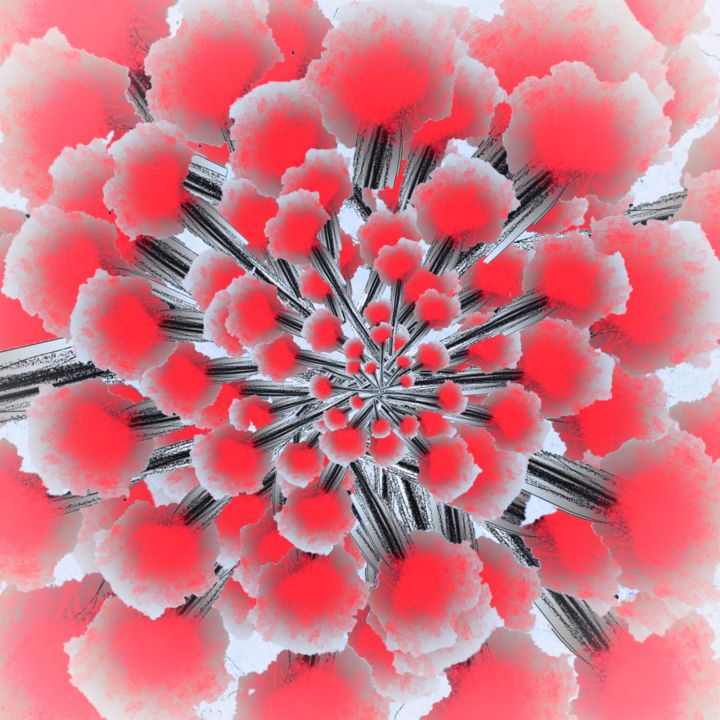 Digital Arts titled "Explosion of Passio…" by Cila, Original Artwork, Digital Painting