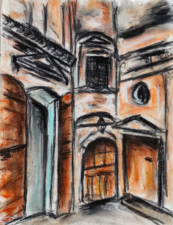Drawing titled "d15" by Johanna Bouvarel, Original Artwork, Charcoal