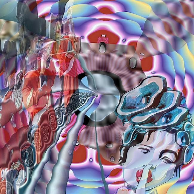 Digitale Kunst mit dem Titel "ART OF NOISE" von Happy House, Original-Kunstwerk