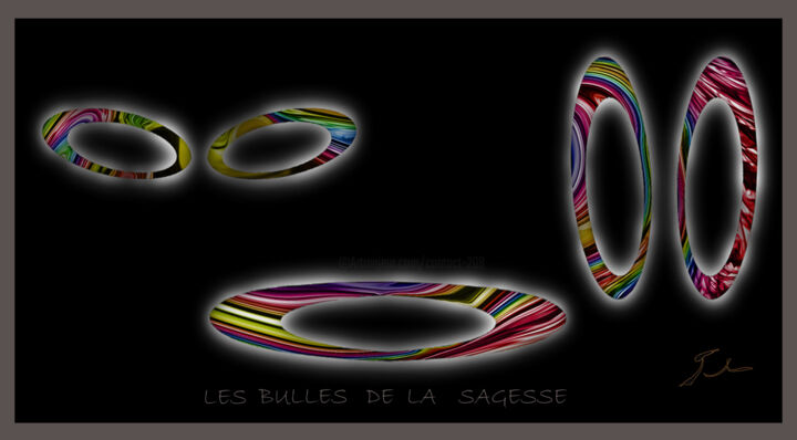 数字艺术 标题为“SAGESSE” 由Jeanmi, 原创艺术品, 数字油画