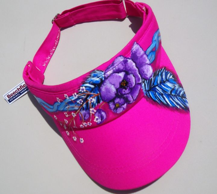 Textile Art titled "hippie style  #arti…" by Nora Leynadier, Original Artwork, Accessories