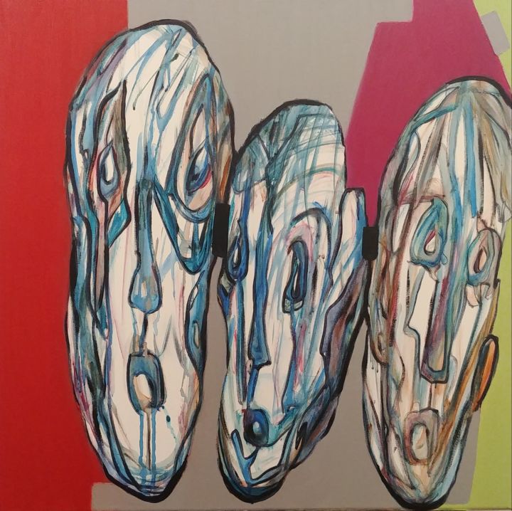 OK Chorale 绘画, 23.6x23.6 in