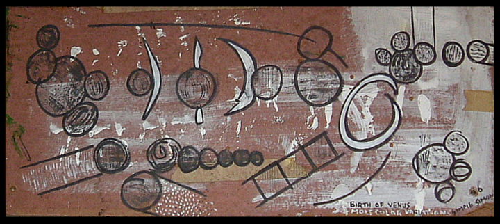 Painting titled "Birth Of Venus - Mo…" by Gerald Shepherd F.F.P.S., Original Artwork, Acrylic