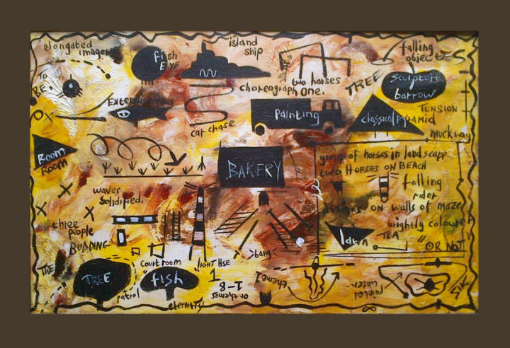 Painting titled "Spontaneous Study 1" by Gerald Shepherd F.F.P.S., Original Artwork, Acrylic