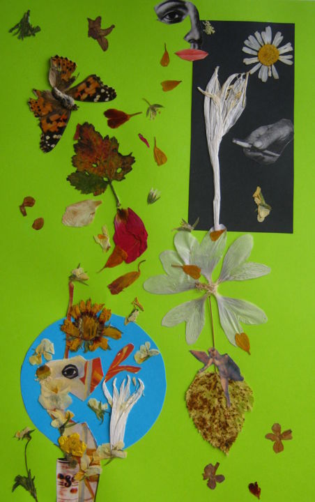 Collages intitulée "Fragile." par Phil Colisov, Œuvre d'art originale, Collages