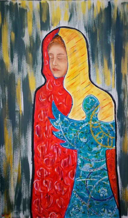 La déesse du destin 绘画, 51.2x31.5 in