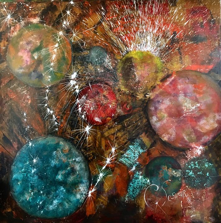 绘画,  39.4x39.4 in 