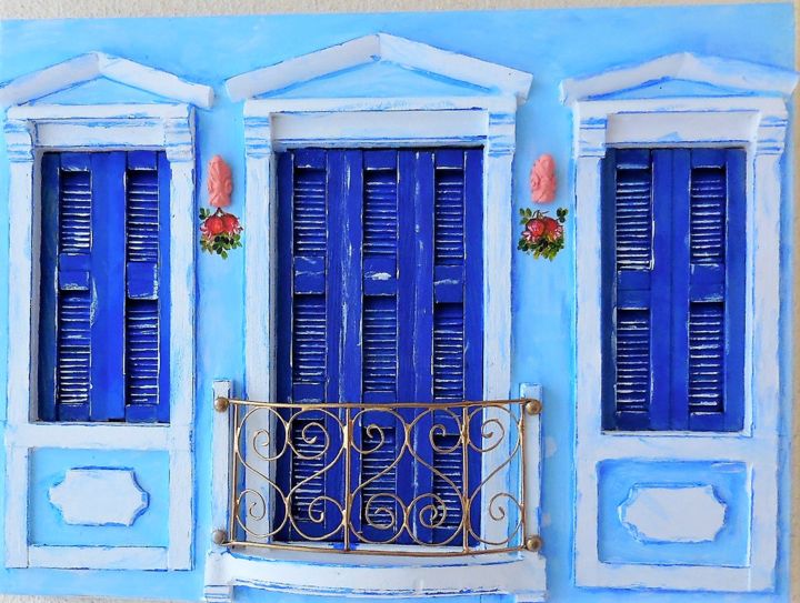 Sculptuur getiteld "Traditional-Folk Gr…" door Dimitrios Manos, Origineel Kunstwerk
