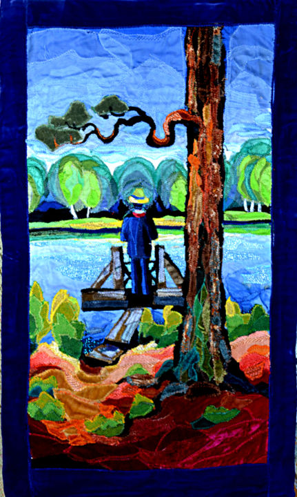Lillsjön Textile Art, 21.7x21.7 in