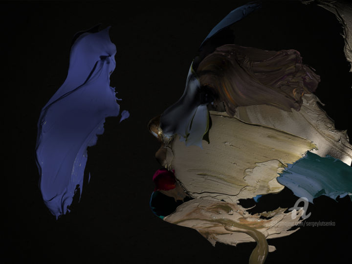 Mysterious Distance Digitale Kunst, 23,6x31,5 in