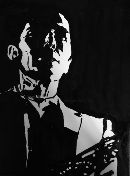 Art Pepper 2 Peinture, 12,6x9,5 in