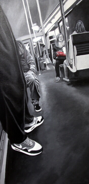Pintura intitulada "Solitude(s) 2" por Jeanpaul Tarasco, Obras de arte originais, Acrílico