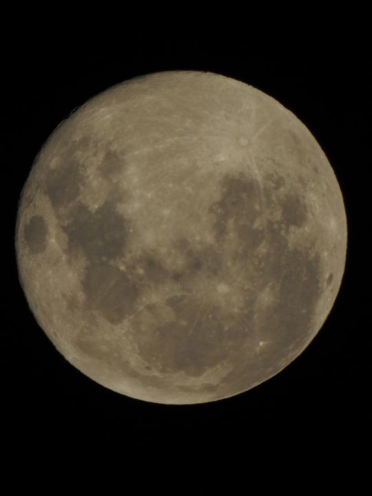 Photography titled "Pleine lune" by Delphine Fabregat, Original Artwork