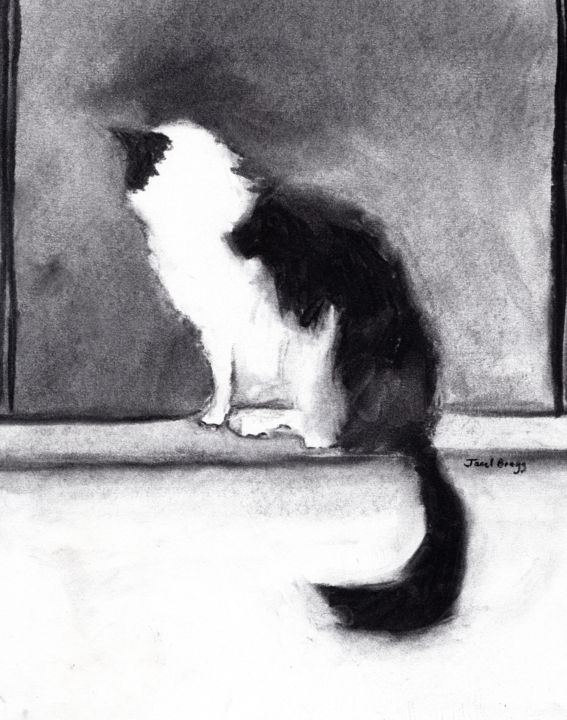 Thomas in the Window 图画, 13x11 in