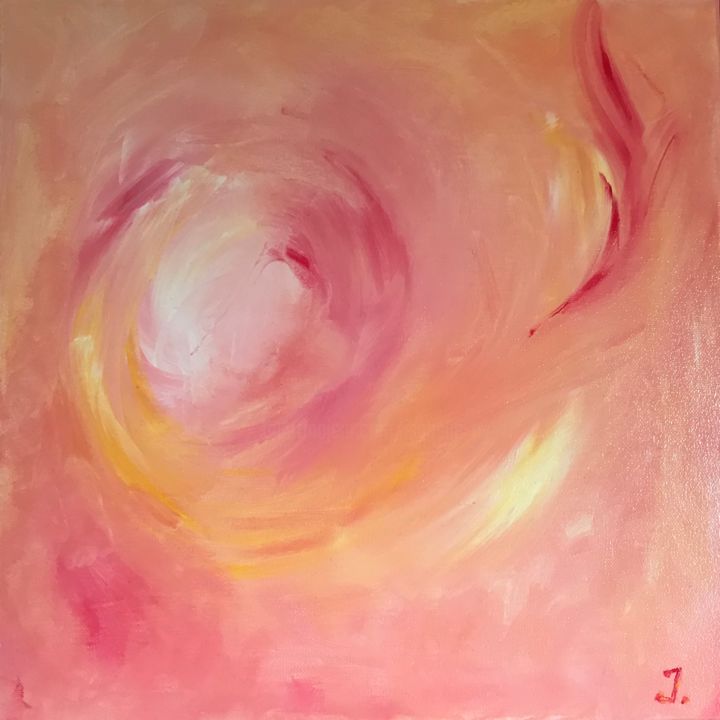 Peinture intitulée "Douceur" par Isabelle Ny, Œuvre d'art originale, Acrylique Monté sur artwork_cat.