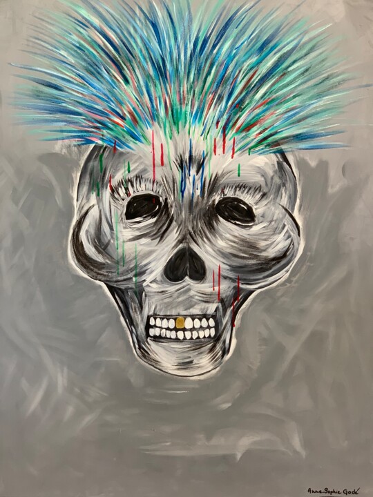 Happy death 绘画, 35.4x43.3 in