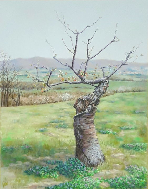 Résilience, "Maigre retraite" Drawing, 17.7x13.8 in