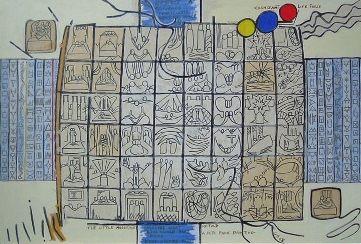 Drawing titled "The Little Musgrove…" by Gerald Shepherd F.F.P.S., Original Artwork, Pencil