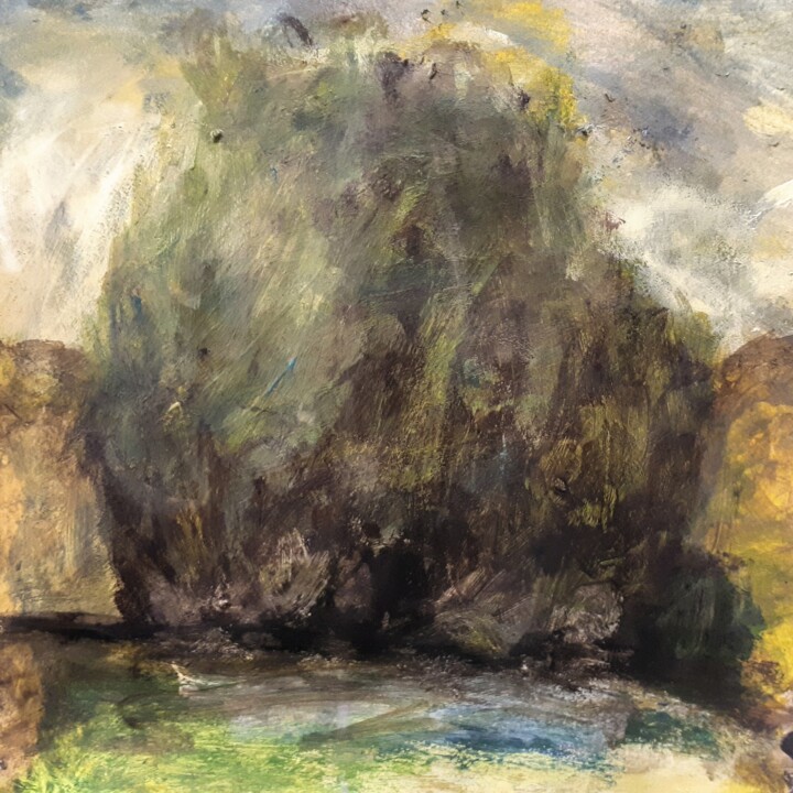 绘画 标题为“" le repos"” 由Alain Tardieu, 原创艺术品, 丙烯