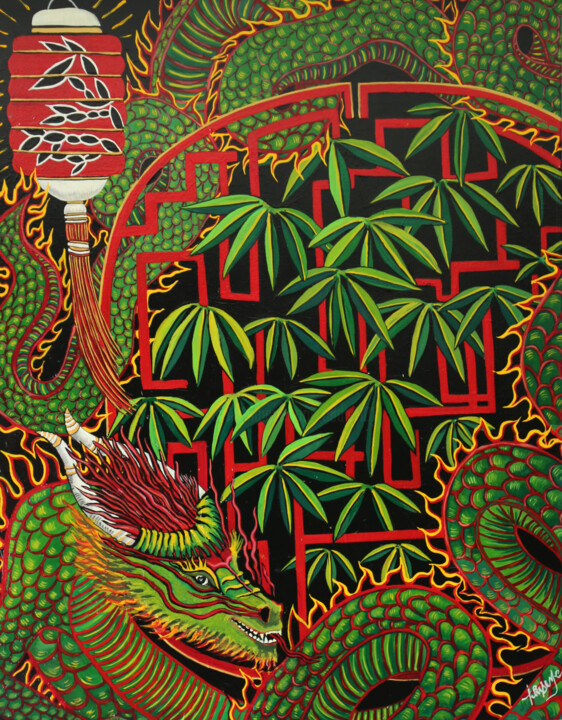 Symbiose fertilisante 绘画, 39.4x31.5 in