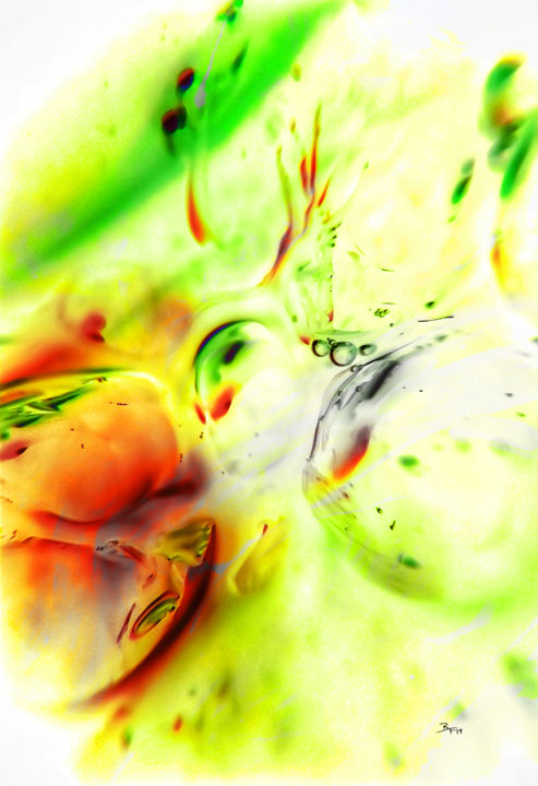 Digital Arts με τίτλο "Synthetically Creat…" από Barry Farley Visual Arts, Αυθεντικά έργα τέχνης, Ψηφιακή ζωγραφική