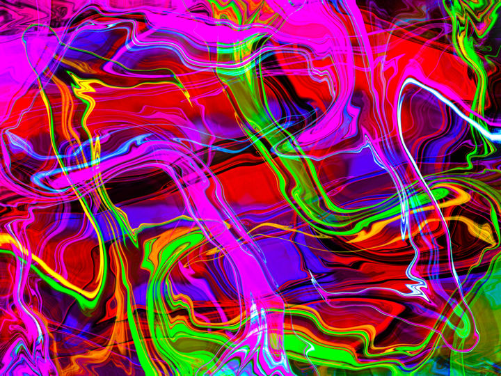 Digital Arts με τίτλο "Cruising Structures" από Keep Magic, Αυθεντικά έργα τέχνης, Ψηφιακή ζωγραφική Τοποθετήθηκε στο Ξύλινο…