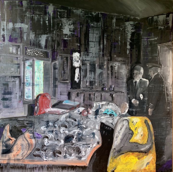 绘画,  74.8x74.8 in 