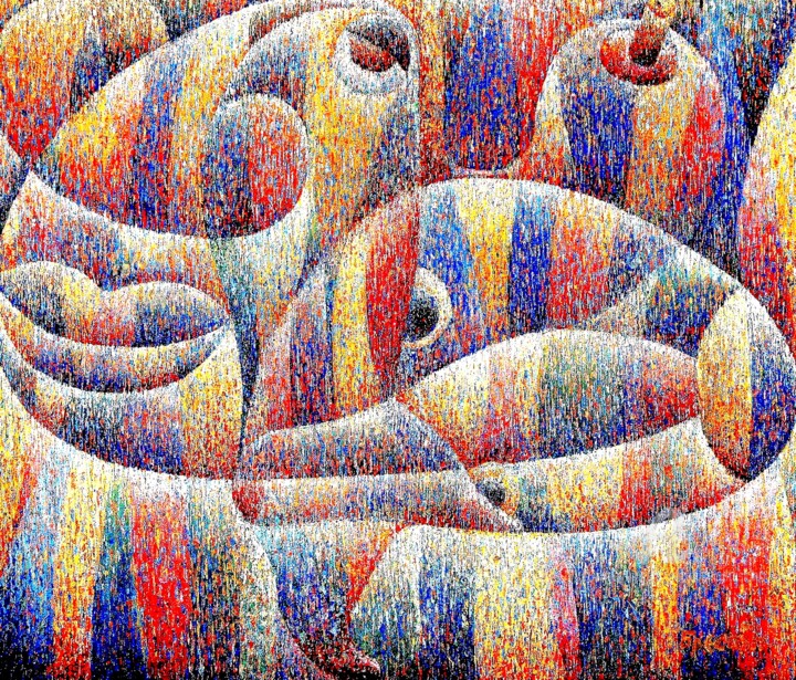 绘画,  36.2x41.3 in 