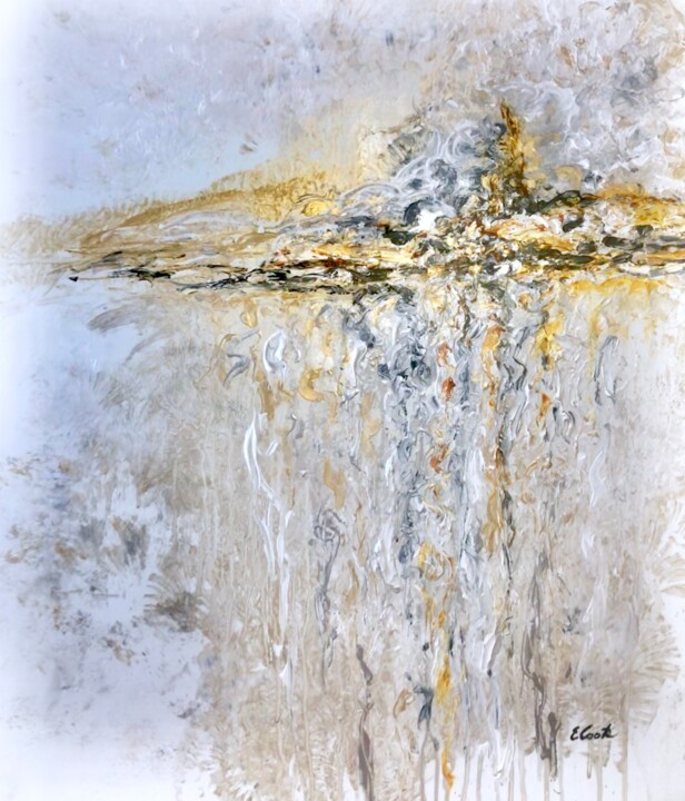 Peinture intitulée "A Silvered Golden D…" par Elisa Cook Benbassat Bassat, Œuvre d'art originale, Autre