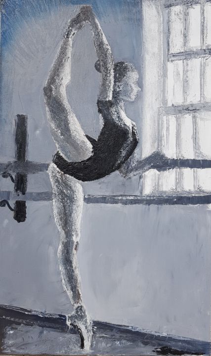 Ballerine 绘画, 43.3x27.6 in