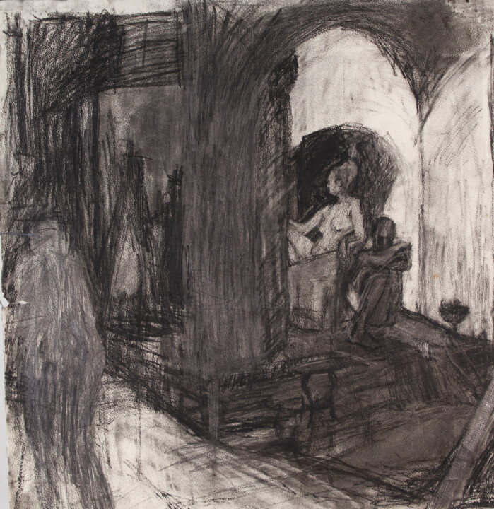 Drawing titled "Arch 1" by Fleur Elise Noble, Original Artwork, Ink