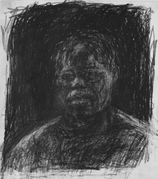 Drawing titled "Shari" by Fleur Elise Noble, Original Artwork, Pencil