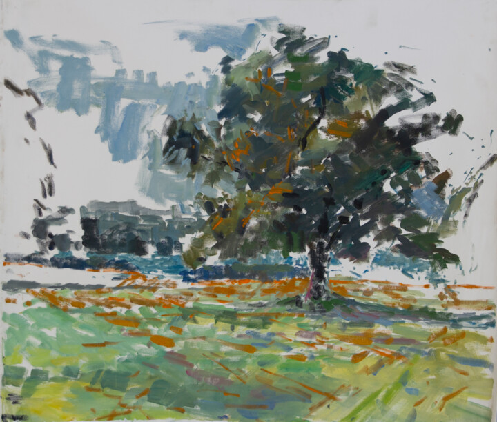 Ζωγραφική με τίτλο "Tree 1" από Fleur Elise Noble, Αυθεντικά έργα τέχνης, Λάδι