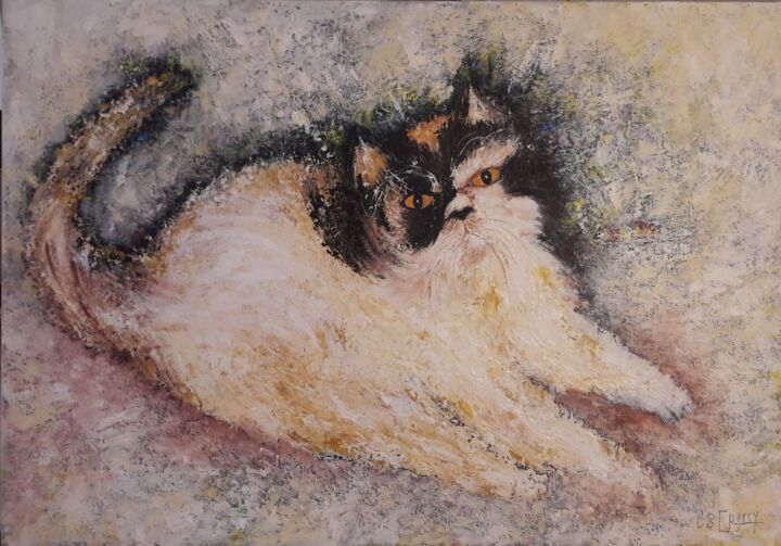 Love Cat 绘画, 31.9x45.7 in
